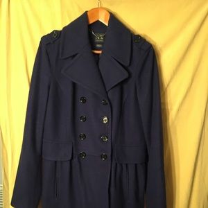 AX Amani Exchange -Purple Wool Coat